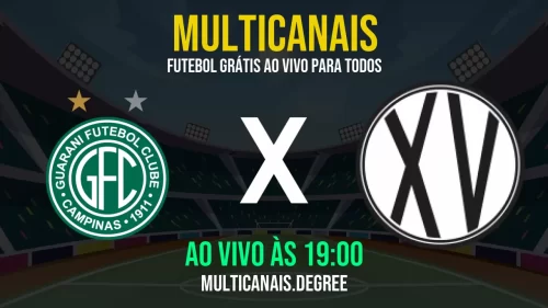Assistir Guarani x XV de Piracicaba ao vivo online 30/06/2025 Ao Vivo Online Grátis 24 Horas HD