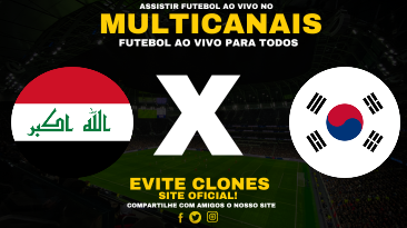 Assistir Iraque x Coreia do Sul Ao Vivo Online 05/06/2025